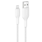 USB-A to Lightning 編組ケーブル 1m ホワイト CAA020FQ1MWH