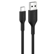 USB-A to USB-C ケーブル 15W 3m ブラック CAB021FQ3MBK