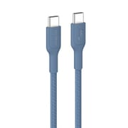 USB-C to USB-C 編組ケーブル 60W 2m ブルー CAB024FQ2MBL