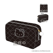 KT66-01 サンリオキャラクターズ ハローキティエンジェル キルティングスクエアポーチ ブラック