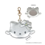 KT63-02 サンリオキャラクターズ ハローキティエンジェル フェイスミラーチャーム シルバー