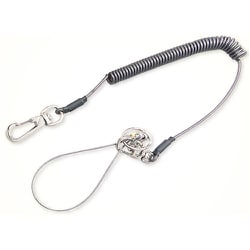 DOGYU 安全コードショート35（1KG対応）接続ワイヤー付黒 1583