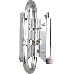 DOGYU メッキ カラビナ式フックF-52 可動式 1586