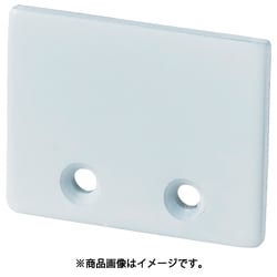 カーテンレール D40キャッププレート ホワイト 15T34WH