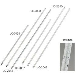 AS 精密棒状水銀温度計JC-2040 2-064-05