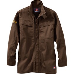 HONO 難燃シャツ 4L ブラウン 4407-4L-9