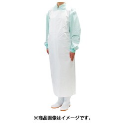 川西 ガードファイン軽量ウレタンエプロン ホワイト Mサイズ 4449W-M