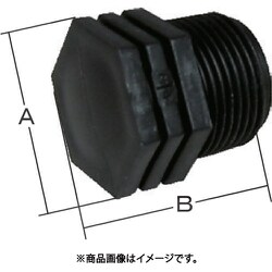樹脂（PP）製 プラグ 49PLG50P