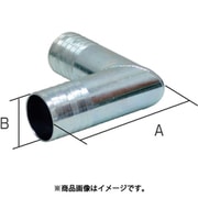 鉄製 配管継手 L型ホースニップル（両端タケノコ） 50LHN040SS