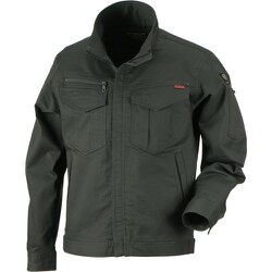 T/Cストレッチブルゾン Dオリーブ 3L 6770-58-3L
