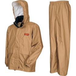 エントラントレインスーツ カーキ 4L 7200-14-4L