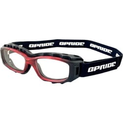 93M 二眼型セーフティゴーグル レッド（度なしレンズ） 93M-RE