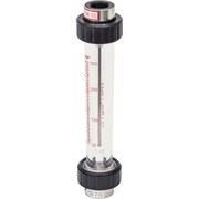ACシリーズアクリル管式フローメータ 水用 2～20L/min 15ATSソケット フロート SUS316 AC-1520-6T-P