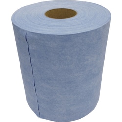 橋本 ウエス ハードワイプアルファ ブルー ロール 262×380mm（2巻入） ALR40B