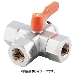 ASOH 内×内ネジ型（Tポート）（RoHS指令相当品）三方 PT3/8 BX-2333R-WS