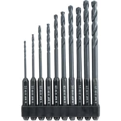 六角軸ステンレス用ドリル10本組セット CD-10S