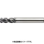 4枚刃不等分割不等リード高能率ラジアスエンドミル 外径10×コーナー半径R1.2×刃長25×全長80 CXERS4100-12-250