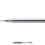 DLCCOAT2枚刃銅電極加工用ロングネックボールR0.05×有効長0.5×刃長0.08×首径0.095×全長45 DLCLB2001-005