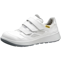 静電セフティスニーカー G4シリーズ（バンドタイプ）G4695静電ホワイト 25.5cm G4695-SEIDEN-W-25.5