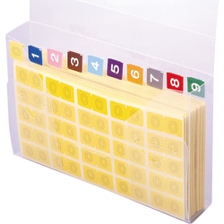 LIHIT カラーナンバーラベル M（10袋）込 HK7753