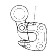 形鋼クランプ(HLC-S)用カム HLCT2S