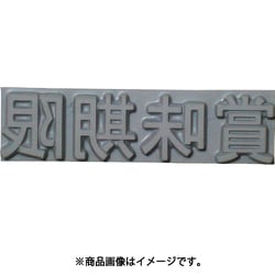 フラットスタンプ・ロールマーカー用差替式ゴム活字 特注活字（3mm）賞味期限 KJ-A-T031