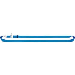 固定ベルト パレットベルト 横巻タイプ バックル付ベルト Kタイプ ベルト幅50mm ポリプロピレン 黒 有効締付寸法2.5～4.6m ベルトタレ防止 KT5P-2546