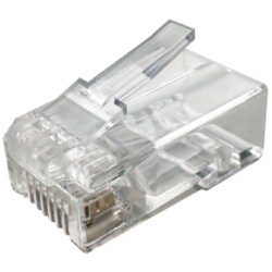 JEFCOM カテゴリー6 モジュラープラグ（単線・より線共用タイプ） M6-1P-865