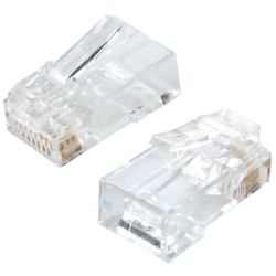 JEFCOM カテゴリー6Aモジュラープラグ（貫通タイプ） M6A-1P-865SDT