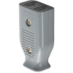 明工 平形スモールコネクターボデー（グレー） MC2622G