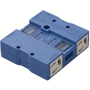 明工 アクセスフロア用コンセント2型（4コ口）（標準色 青） ME8614