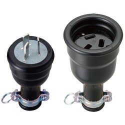 明工 3P 20A 防水コネクター（組） MK5610