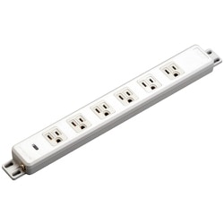 明工 機器用接地コンセント(6コ口) MR86760-N