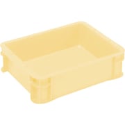 ヒシ S型コンテナ パステルイエロー 有効内寸312×237×83mm PAS-6-PY