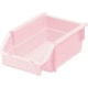 ヒシ T型コンテナ（ネスティングタイプ）パステルピンク W132×D200×H90 PAT-2-PN