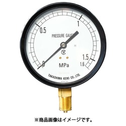 一般圧力計(プラスチック)A枠立型・G3/8 100X1MPa 特別価格 PC