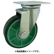 樹脂製ウレタンゴム車輪（ベアリング入）自在金具付 200 PNUJ200