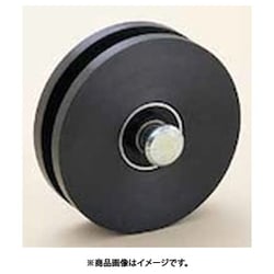 フジロイヤル重量戸車 K型 75mm 車のみ（枠付用芯棒セット付） R75K-N（WAKUTUKISINNBOU）