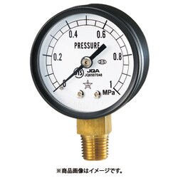 右下 一般圧力計 圧力レンジ0～4MPa 接続部サイズR1/4 S-11-R-4MPA