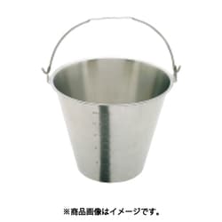SUGICO 18-8目盛付バケツ(ベース無) SH-6549-15NBM