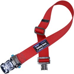 TSUYORON 胴ベルトのみ アジャスト付きワンタッチバックル 赤 Lサイズ 幅50MM×長さ1400MM TUBAJOTNRLBP