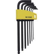 WISE ボールポイント 黒染め7本セット（セミロング） WLB230B-7S
