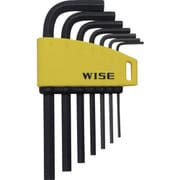 WISE 六角レンチ 黒染め7本セット（ショート） WLH130B-7S