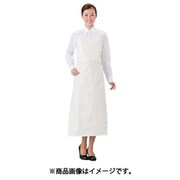 AS ウレタンワンタッチ胸付前掛 フリーサイズ 1-7946-01