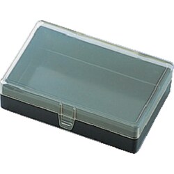 AS ヒンジ付角型ケース（導電＋帯電防止）1N（50個入） 1-9408-21