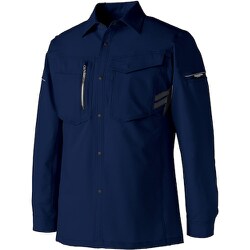 長袖シャツ ネイビー L 25680-11-L