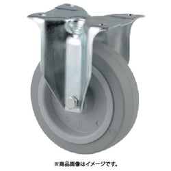 プレート式キャスター"ALPHA"（タイヤ痕レスタイプ）Φ125 固定式 3478UFR125P62