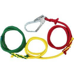 色付き介錯ロープ 12mm×5m 36-9358