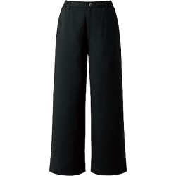 ワイドパンツ（脇後ゴム）ブラック L 6020SC-9-L