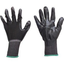 黒フィット ニトリルコーティング手袋 3双組 775-3